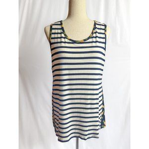 Westport Striped & Pineapple Print Sleeveless Top